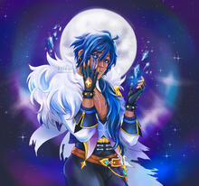 The moon is beautiful